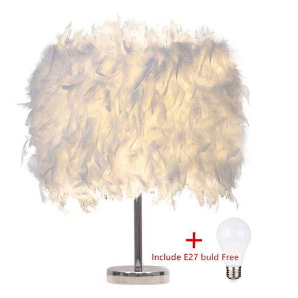 Feather Lamp White - Picture 6 of 10